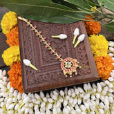 Vriksham Classic Floral 1 Gram Gold Maang Tikka-G20339